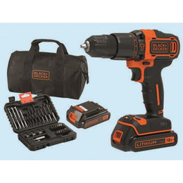 Perceuse sans fil Black+Decker BDCHD18B S32 - Batterie au lithium 18 volts - 1,5 Ah