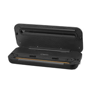 Scellant sous vide sans fil rechargeable en plastique noir