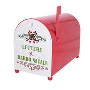 Boîte aux lettres en métal rouge nbd-9061 cm34x16,5h22