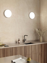 Plafonnier en aluminium moulé sous pression, diffuseur en thermoplastique opalin, 28W, 3700 lumens, lumière chaude, IP65 graphite