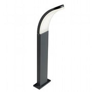 Applique en aluminium moulé sous pression avec diffuseur en résine opaline - 15W, 2300 lumens, 1050 lumens, 4000°K graphite