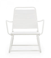 Rocking chair blanc bizzotto lillian