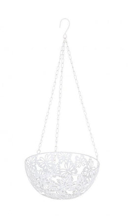 4x Vase suspendu papillon blanc D 25