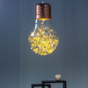 Ampoule Cuivre 180 Micro LED H45cm