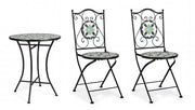 Promo set table Positano avec chaises en fer