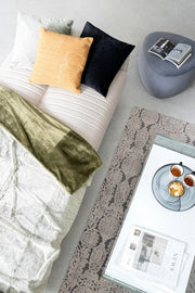 Tapis gris Delhi 200 x 300 cm