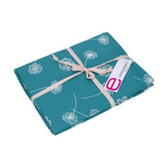 Nappe rectangulaire bleu pétrole Life cm140x180