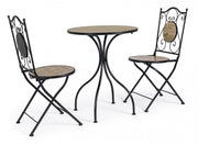 Ensemble de 3 tables pliantes Kansas et 2 chaises