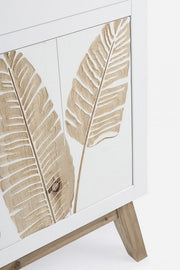 Armoire Folium 1 porte 1 tiroir en bois naturel 45x30x70h cm