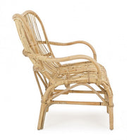 Canapé d'extérieur deux places en rotin CLARITA 119x83x h87 cm