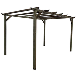 Pergola Free en pin imperméabilisé 300x300xH400 cm