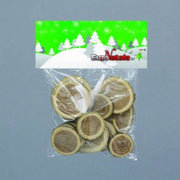 Cercles en bois naturel pour l'artisanat de Noël 100 grammes