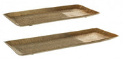Set2 Plateau Décoratif Hammel Rett Doré