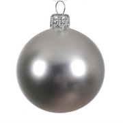 Silver Christmas Ball Ø6 cm