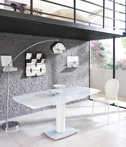 Tavolo Allungabile bianco 90 cm x 120-180 cm H. 76 cm