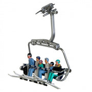 Six skieurs assis Mon Village