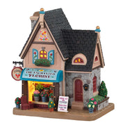 Le fleuriste enchanté pour village de Noël - Dimensions: null