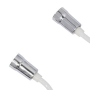 Câble souple blanc, extensible avec ressort, longueur maximum 150 cm.