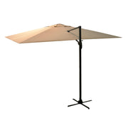 Parapluie aluminium sable 3x4 cm New Michigan sans volant