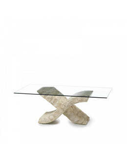 Table basse 120 x 60 - Transparent - Xénon