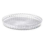 PLATEAU ROND TIFFANY TRANSPARENT