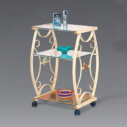 Irous Iron TV chariot Ivory Color 70x45xh.80 cm