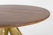 Table basse en bois de style vintage cm Ø60 - 45
