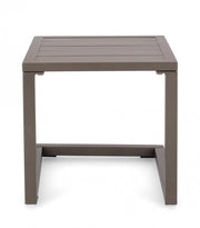 Table basse d'extérieur en aluminium HILDE YK14 40x40x h40 cm