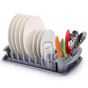 Égouttoir à vaisselle avec égouttoir CleanKit gris