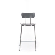 Tabouret en polypropylène avec assise grise