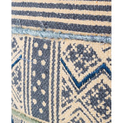 Pouf coton style ethnique TILAK Tuba diamètre 50x h35 cm