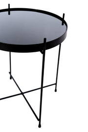 Table en métal noir cm 38 x 38 xh 43