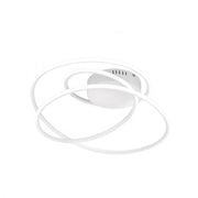 Plafonnier LED intégré en métal blanc mat - Bologna