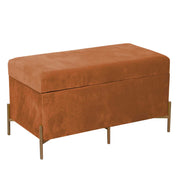 Banc en velours Sienna cm78x40h45