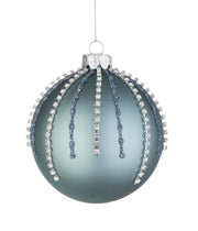 Sphère en verre ivoire Iris 8 cm