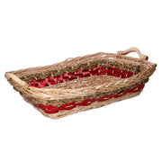 Nain en résine avec signe rouge cm21,5x19h50