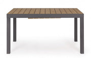 Table extensible Elias en aluminium 140-200x90 cm