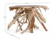 Console Lisandra 120x45 cm en bois naturel
