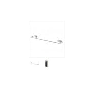 Feridras Velours Porte-serviettes 55 cm Acier Chromé Vis Adhésives 015109