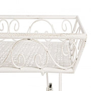 Table basse classique rectangulaire en métal Emily