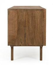 Meuble TV en bois de style vintage avec 2 portes