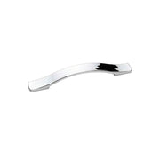 Poignée chromée en plastique pour meuble Y801 - Dimensions 128 mm