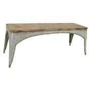Table basse rectangulaire en bois