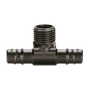 Raccord à trois voies avec filetage 1-2 