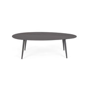 Table basse d'extérieur en aluminium Anthracite RIDLEY 120x75x h36 cm