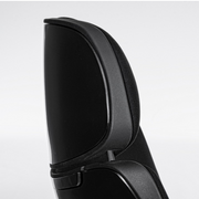 Fauteuil de bureau rembourré Armstrong en noir