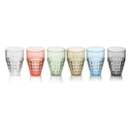 Coffret de 6 verres hauts Tiffany Guzzini coloris assortis