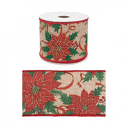 Ruban Classique Poinsezia 12x4M pour Présentoir12