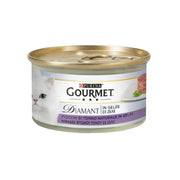 Diamant gourmand aux flocons de thon en gelée Purina 85 grammes