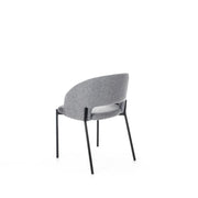 Lot de 2 chaises en tissu 52cm x 55.5cm H. 78.5cm